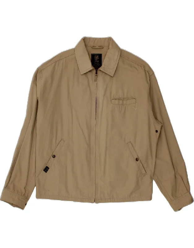 Men's Coats with Adjustable HemsFAY Mens Bomber Jacket UK 42 XL Beige