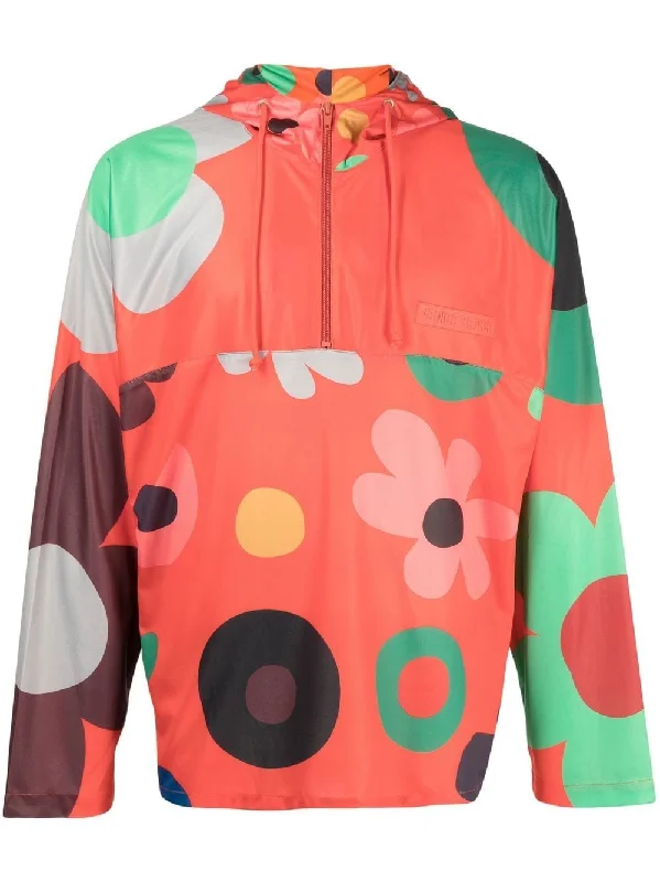 Men's Hoodies for RunningFloral-Print Pullover