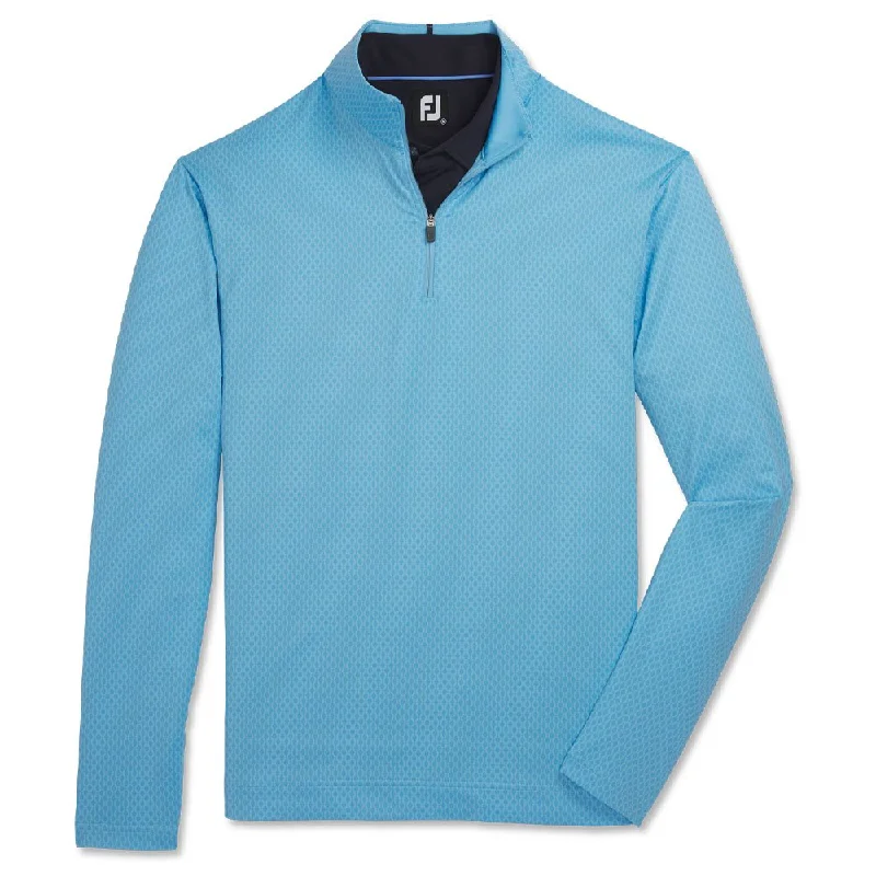 Cool Men's Graphic HoodiesFootJoy Tonal Print Knit Midlayer Golf Pullover 2023