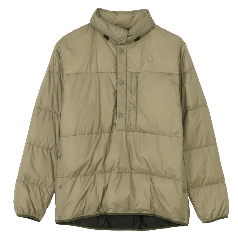 Designer Men's Hoodie JacketsGoldwin Pertex Quantum Mid Down Pullover Oak Green