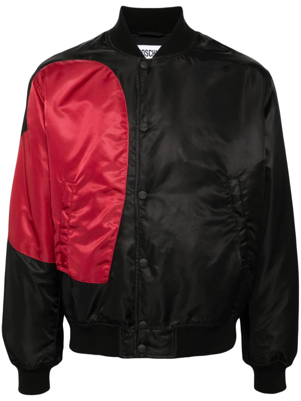 Men's Coats with Wind-Resistant FabricHeart Shape Panel Bomber Jacket