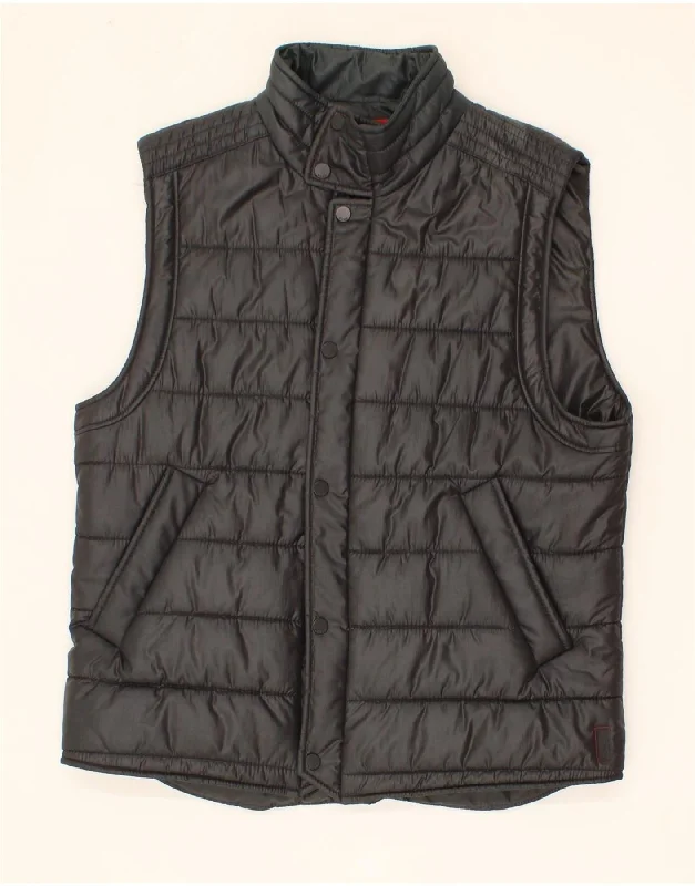 Men's Coats with Military InfluenceHUGO BOSS Mens Padded Gilet UK 40 Large Grey Polyester Men's Coats with Military InfluenceHUGO BOSS Mens Padded Gilet UK 40 Large Grey Polyester