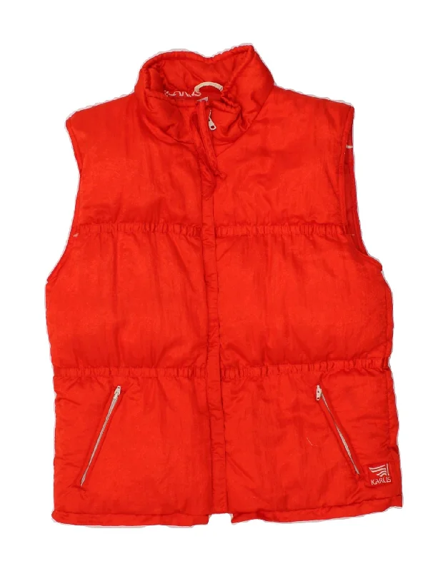 Best Men's Leather CoatsICARUS Mens Padded Gilet UK 38 Medium Red Polyamide