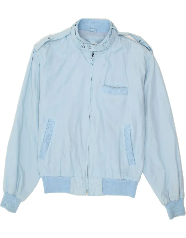 Men's Coats with Magnetic ClosuresIDENTIKIT Mens Bomber Jacket UK 36 Small Blue Polyester Men's Coats with Magnetic ClosuresIDENTIKIT Mens Bomber Jacket UK 36 Small Blue Polyester