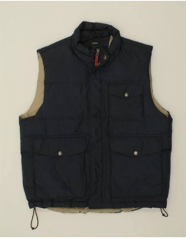 Functional Men's Ski JacketsJ. CREW Mens Padded Gilet UK 40 Large Navy Blue
