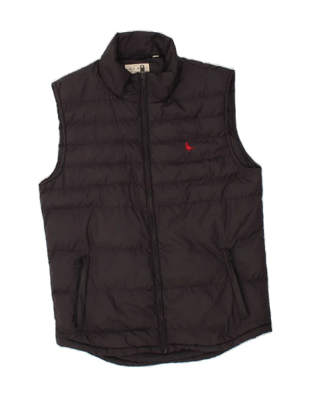 Elegant Men's Wool CoatsJACK WILLS Mens Padded Gilet UK 38 Medium Black