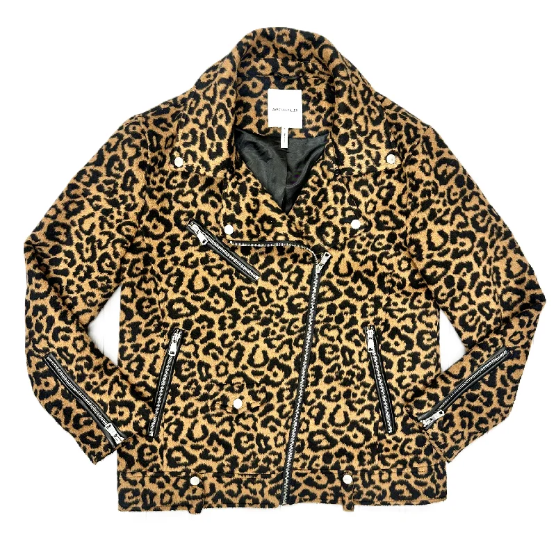 Stylish Men's Biker JacketsJacket Moto By Avec Les Filles In Leopard Print, Size: S