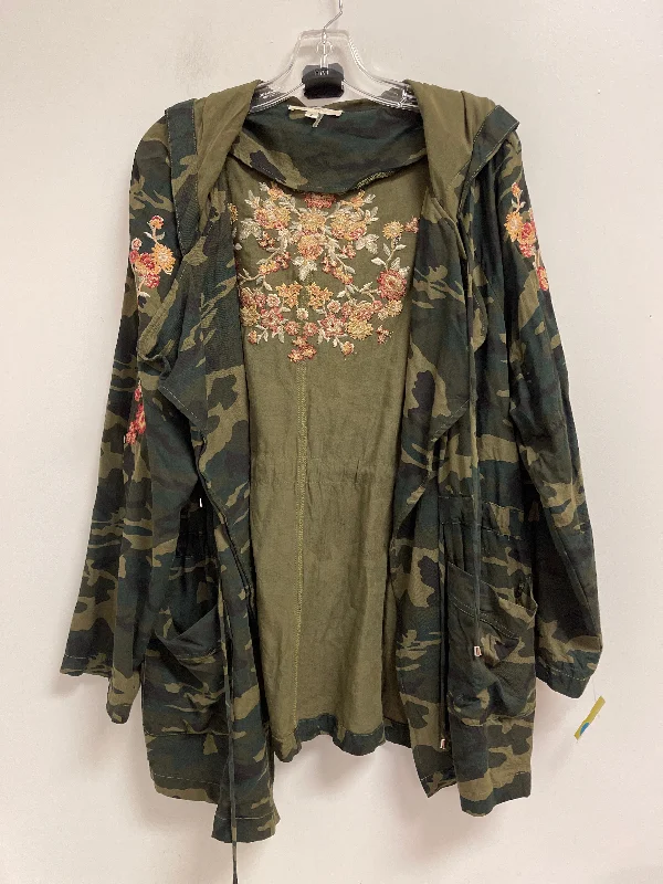 Men's Coats for HikingJacket Other By Andree By Unit In Camouflage Print, Size: L