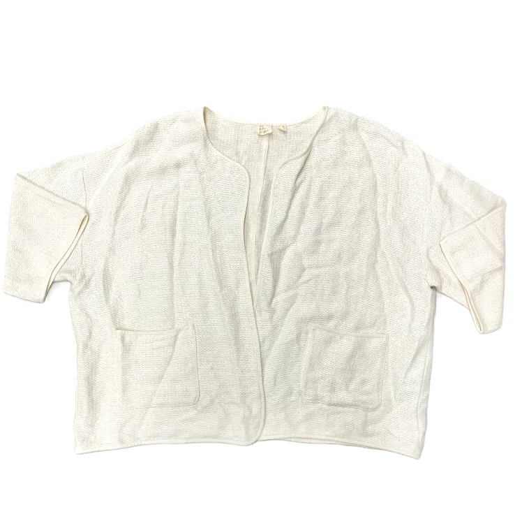 Men's Coats for Outdoor ActivitiesJacket Other By Eileen Fisher In Cream, Size: Xl