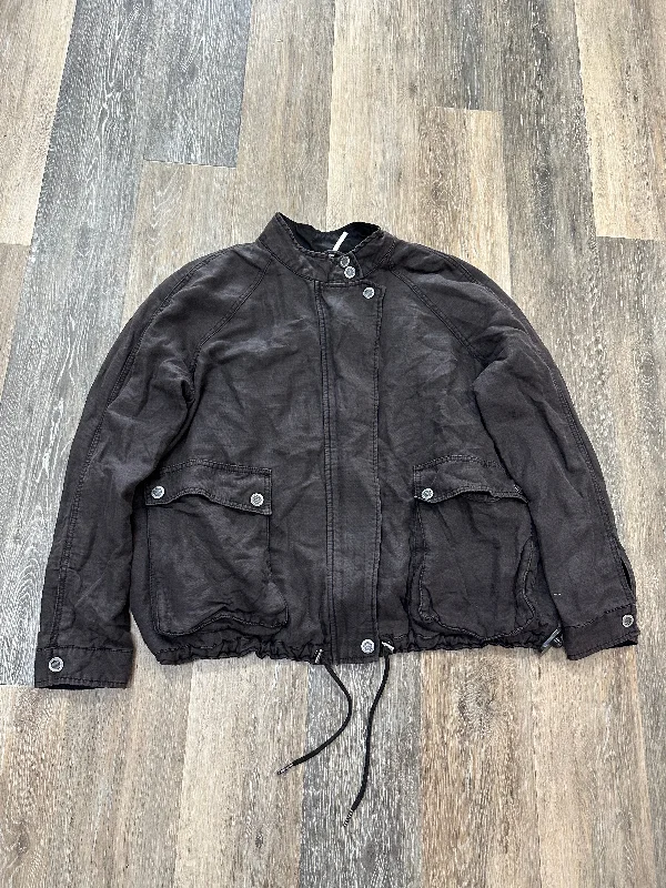 Men's Coats with Synthetic InsulationJacket Other By Free People In Black, Size: L