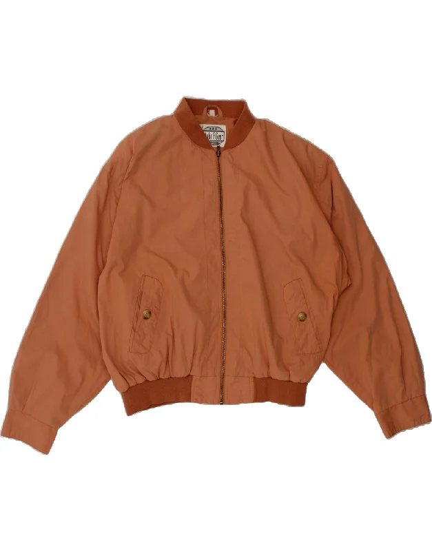 Men's Coats with LiningJOHN F GEE Mens Bomber Jacket UK 42 XL Orange