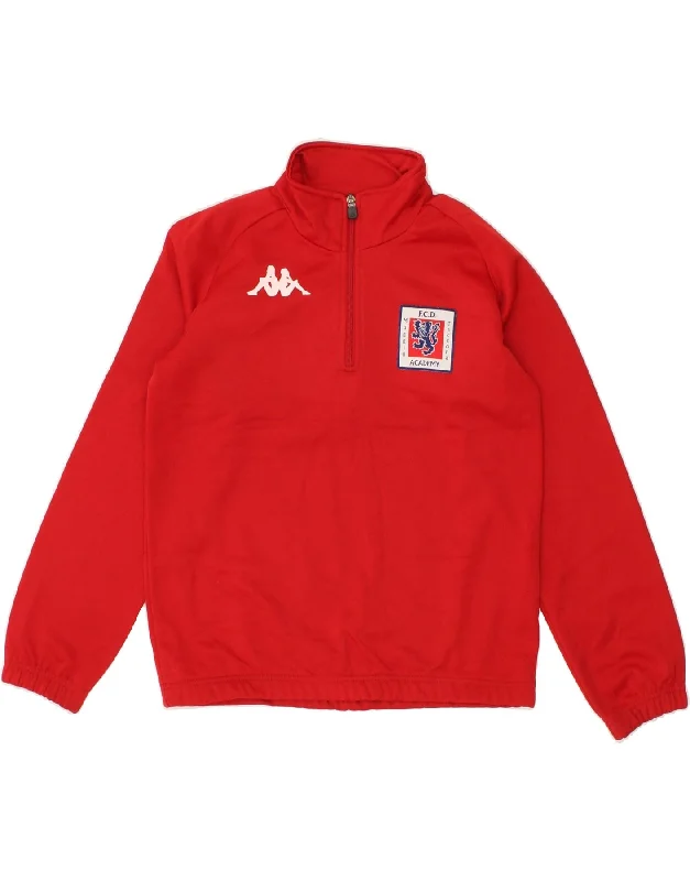 Men's Coats for SkiingKAPPA Boys Zip Neck Pullover Tracksuit Top 13-14 Years Red Polyester Men's Coats for SkiingKAPPA Boys Zip Neck Pullover Tracksuit Top 13-14 Years Red Polyester