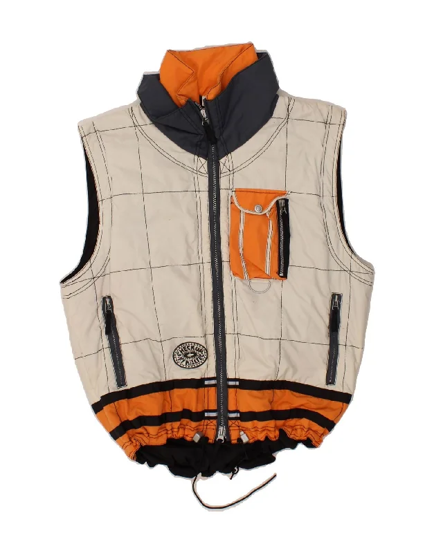 Affordable Men's Winter CoatsKILLTEC Mens Loose Fit Gilet UK 38 Medium Off White Colourblock Polyamide Affordable Men's Winter CoatsKILLTEC Mens Loose Fit Gilet UK 38 Medium Off White Colourblock Polyamide