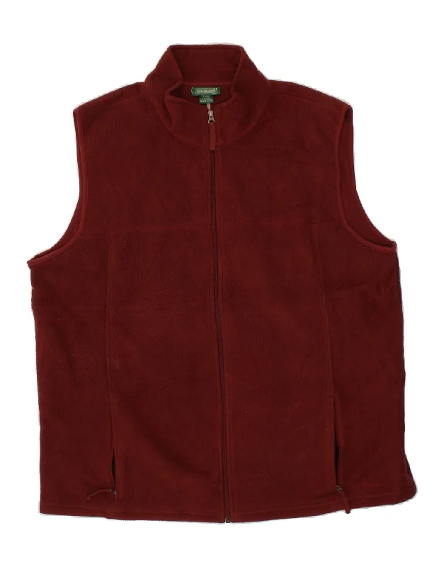 Men's Coats for Tall MenL.L.BEAN Mens Tall Fleece Gilet UK 44 2XL Burgundy Polyester Men's Coats for Tall MenL.L.BEAN Mens Tall Fleece Gilet UK 44 2XL Burgundy Polyester