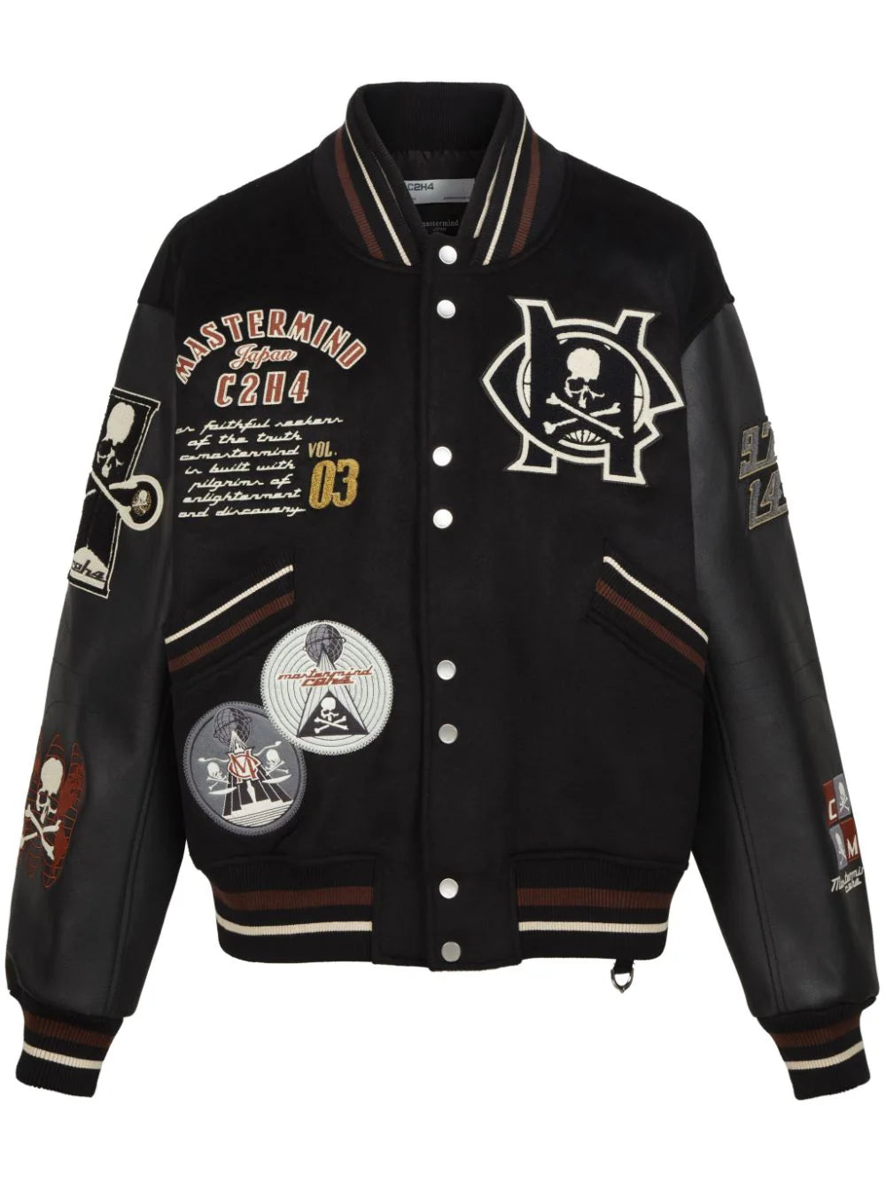 Unique Men's Flight JacketsX C2h4 Leather Bomber Jacket
