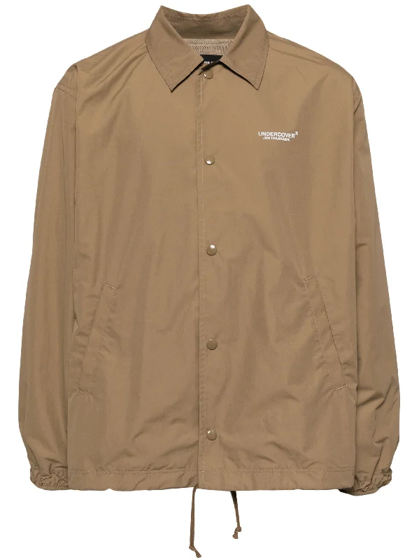 Men's Coats for All SeasonsLogo-Print Shirt Jacket