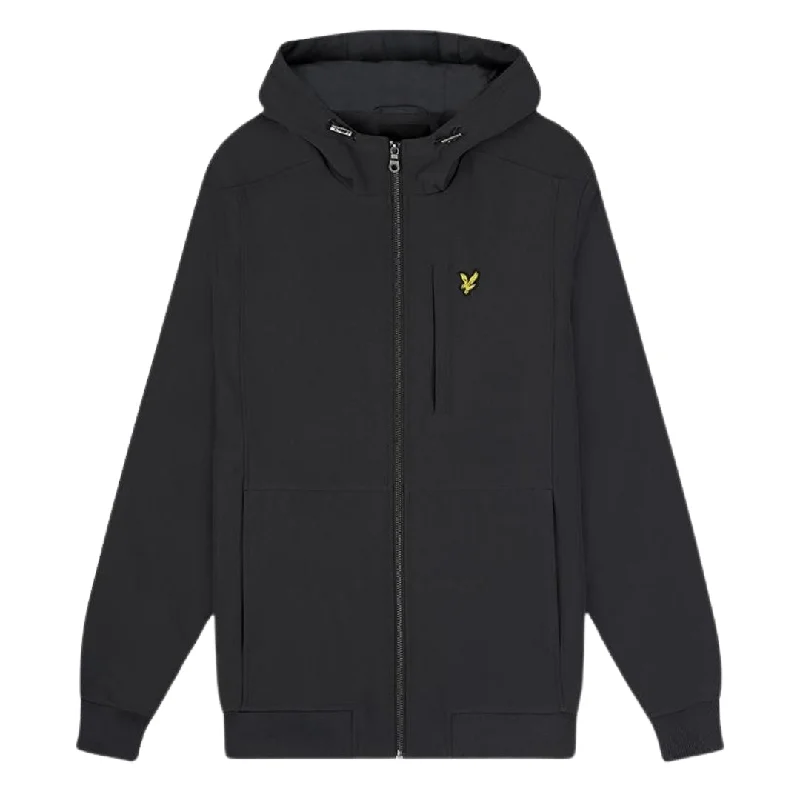 Men's Coats for City WearLyle Scott Branded Gunmetal Grey Softshell Jacket