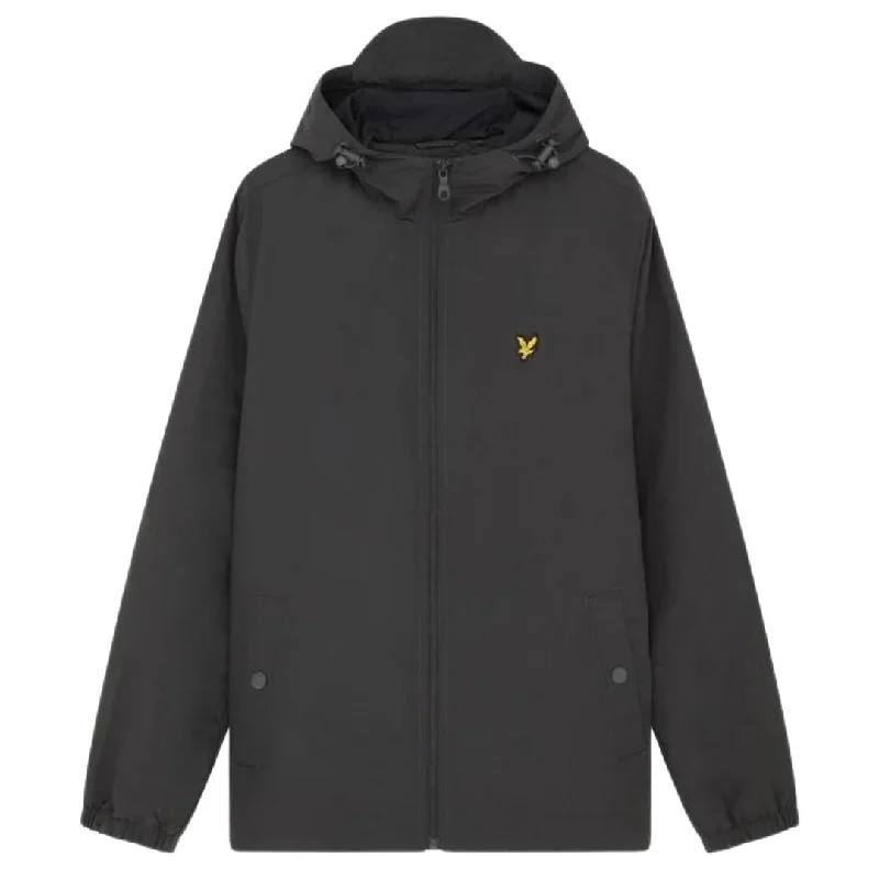 Men's Coats with Fur TrimLyle Scott Lightweight Gunmetal Jacket