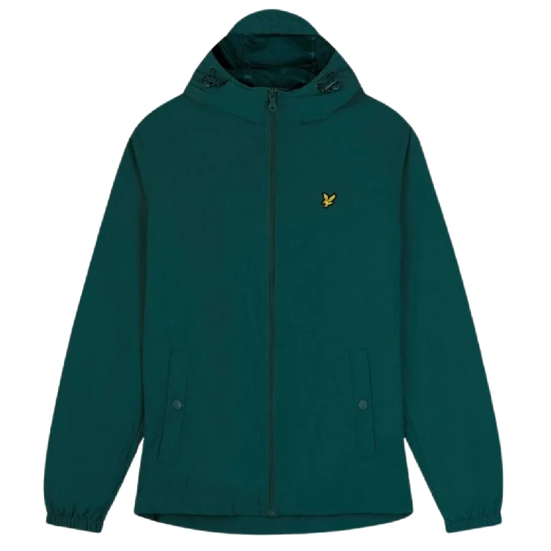 Men's Coats with ZippersLyle Scott Lightweight Malachite Green Jacket