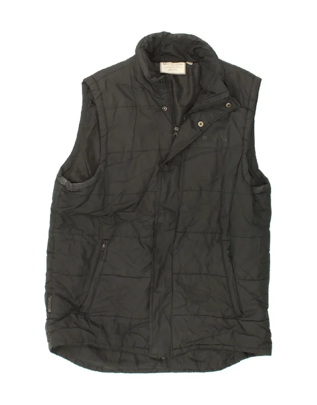 Men's Coats with Quilted LiningMOUNTAIN WAREHOUSE Mens Padded Gilet UK 38 Medium Black Polyester Men's Coats with Quilted LiningMOUNTAIN WAREHOUSE Mens Padded Gilet UK 38 Medium Black Polyester