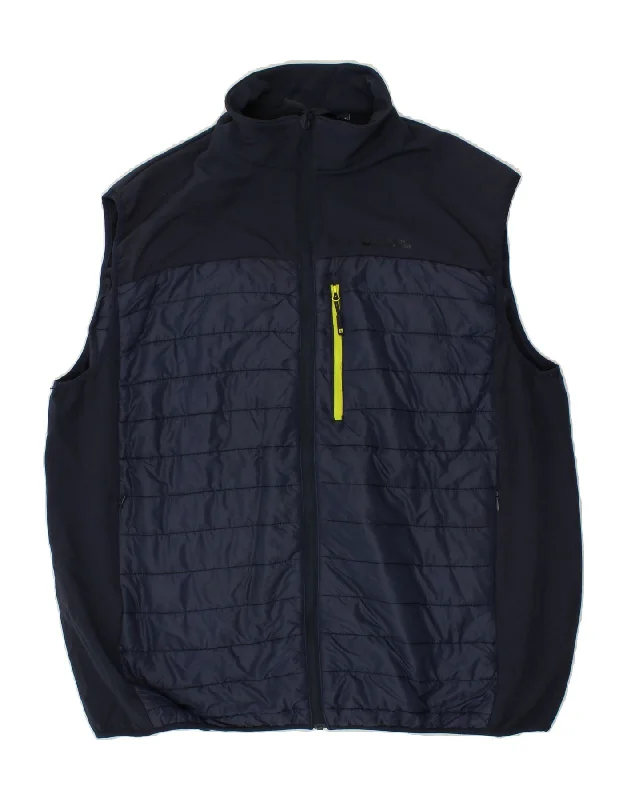 Men's Coats for Rainy WeatherMOUNTAIN WAREHOUSE Mens Padded Gilet UK 46 3XL Navy Blue Nylon Men's Coats for Rainy WeatherMOUNTAIN WAREHOUSE Mens Padded Gilet UK 46 3XL Navy Blue Nylon