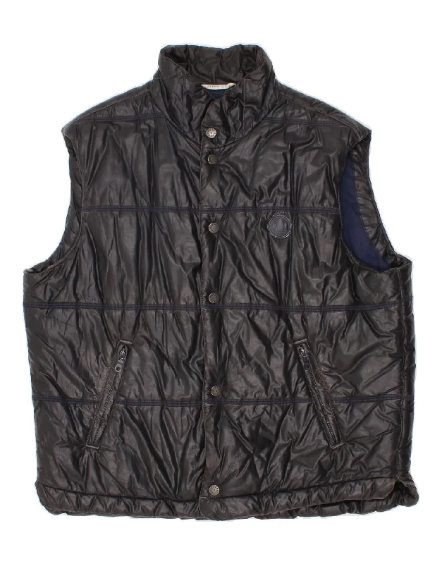 Men's Coats with PocketsMURPHY & NYE Mens Regular Fit Padded Gilet UK 44 2XL Navy Blue Cotton Men's Coats with PocketsMURPHY & NYE Mens Regular Fit Padded Gilet UK 44 2XL Navy Blue Cotton