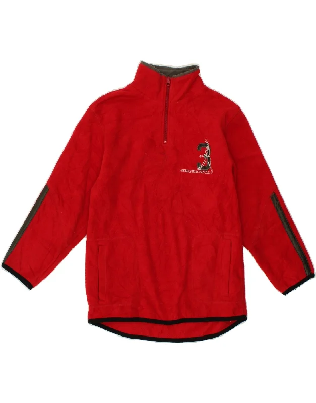 Men's Coats with Snap ButtonsOLD NAVY Boys Fleece Jumper 10-11 Years Medium Red Polyester Men's Coats with Snap ButtonsOLD NAVY Boys Fleece Jumper 10-11 Years Medium Red Polyester