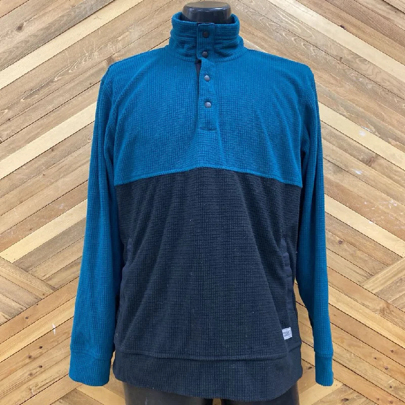 Men's Hoodies for Short MenOutdoor Research - Men's Trail Mix Snap Pullover Fleece - MSRP $120: Teal Blue/Black-men-MD Men's Hoodies for Short MenOutdoor Research - Men's Trail Mix Snap Pullover Fleece - MSRP $120: Teal Blue/Black-men-MD