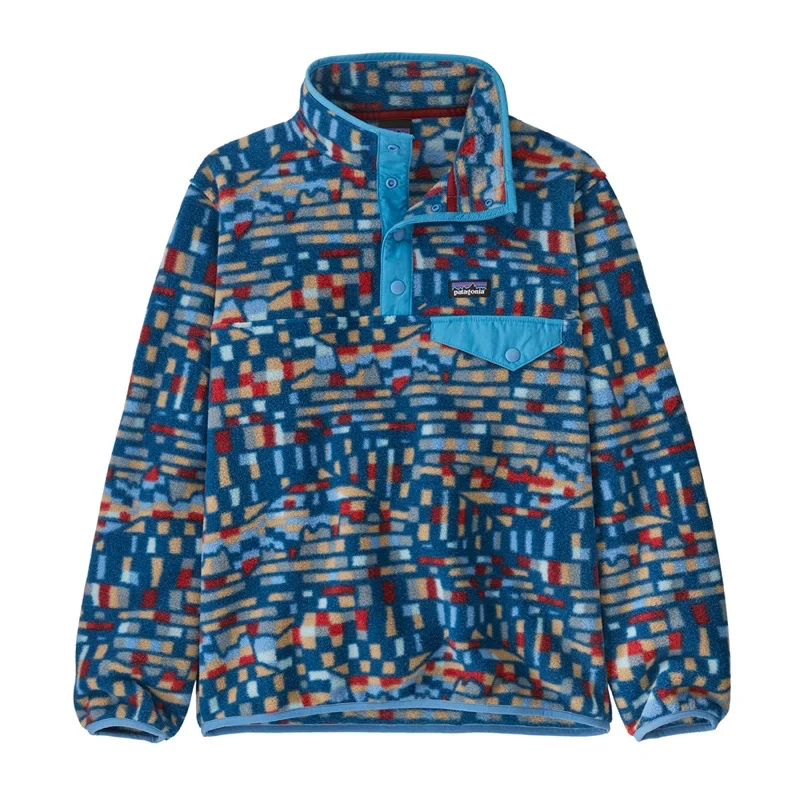 Men's Hoodies for Active LifestylesPatagonia 65572 K's Lightweight Synchilla SnapT Pullover