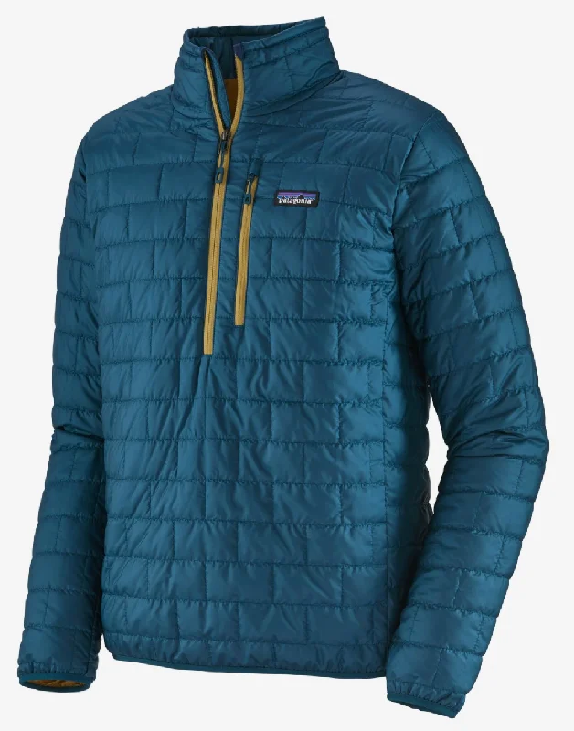 Cool Men's Graphic HoodiesPatagonia M’s Nano Puff Pullover - Crater Blue