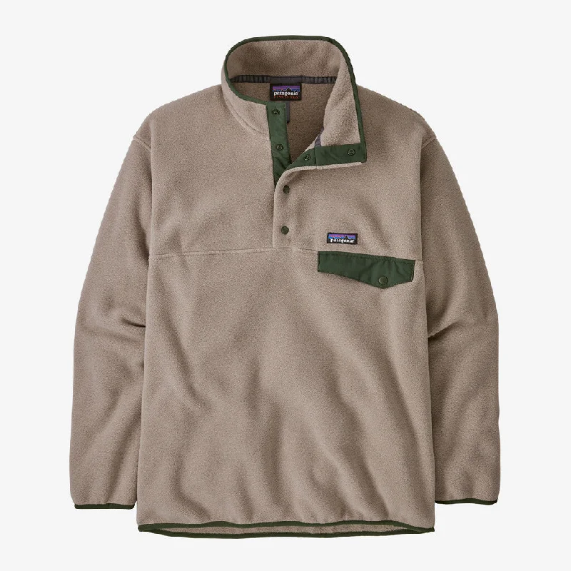 Men's Hoodies with Military InfluencePatagonia Men's Synchilla® Snap-T® Fleece Pullover - Seabird Grey Men's Hoodies with Military InfluencePatagonia Men's Synchilla® Snap-T® Fleece Pullover - Seabird Grey