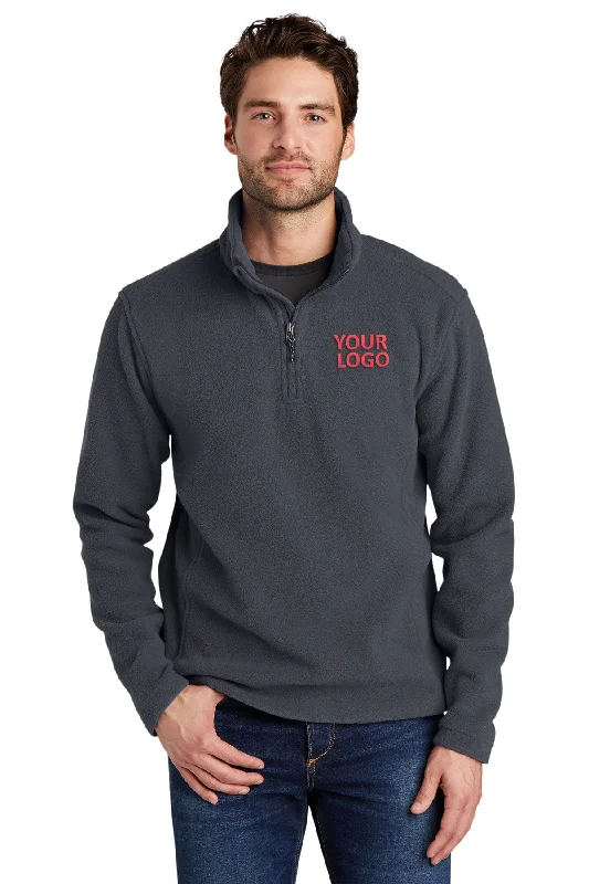 Men's Hoodies with ThumbholesPort Authority Value Fleece 1/4-Zip Branded Pullovers, Iron Grey Men's Hoodies with ThumbholesPort Authority Value Fleece 1/4-Zip Branded Pullovers, Iron Grey