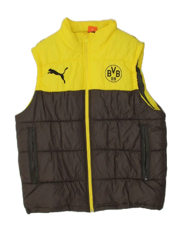 Stylish Men's Biker JacketsPUMA Mens BVB Dortmund Graphic Padded Gilet UK 40 Large Yellow Colourblock Stylish Men's Biker JacketsPUMA Mens BVB Dortmund Graphic Padded Gilet UK 40 Large Yellow Colourblock