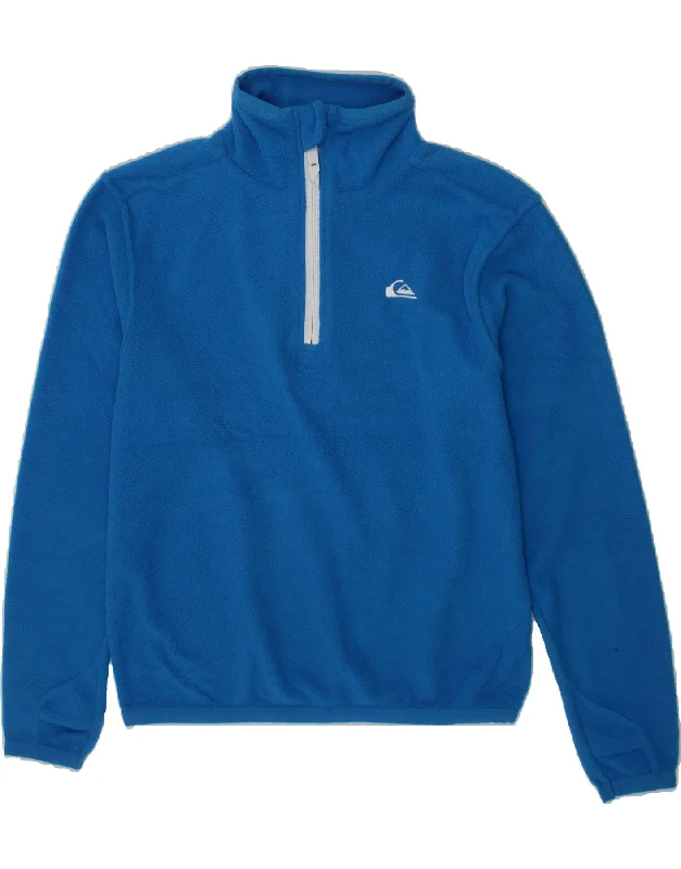 Affordable Men's Winter CoatsQUIKSILVER Boys Fleece Jumper 9-10 Years Blue Polyester Affordable Men's Winter CoatsQUIKSILVER Boys Fleece Jumper 9-10 Years Blue Polyester