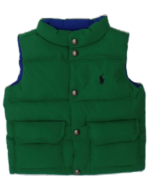 Modern Men's Field JacketsRALPH LAUREN Baby Boys Reversible Padded Gilet 12-18 Months Green Modern Men's Field JacketsRALPH LAUREN Baby Boys Reversible Padded Gilet 12-18 Months Green