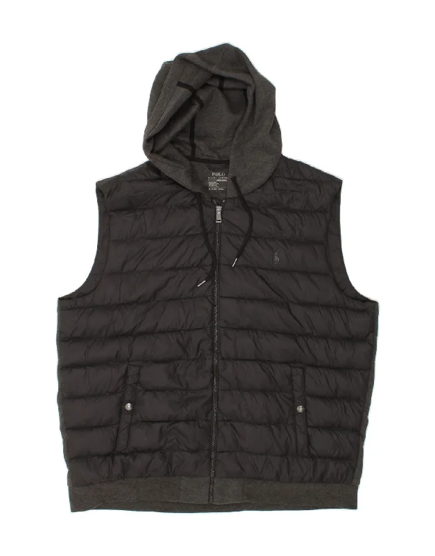Men's Coats for All SeasonsRALPH LAUREN Mens Performance Hooded Padded Gilet UK 42 XL Black Men's Coats for All SeasonsRALPH LAUREN Mens Performance Hooded Padded Gilet UK 42 XL Black