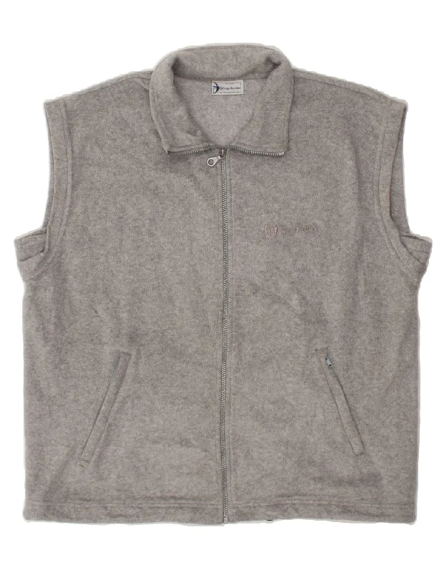 Waterproof Men's ParkasSERGIO TACCHINI Mens Fleece Gilet UK 42 XL Grey
