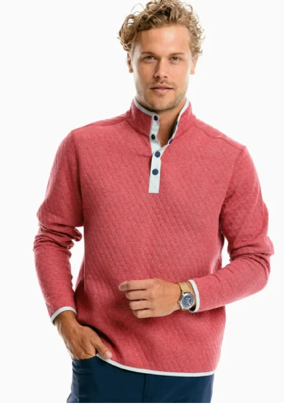 Men's Hoodies with Security PocketsSouthern Tide Tiller Heather Reversible Quarter Snap Pullover Men's Hoodies with Security PocketsSouthern Tide Tiller Heather Reversible Quarter Snap Pullover