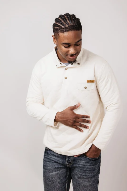 Men's Hoodies with ThumbholesSimply Southern Quilted Pullover for Men in Beige | PP-0224-MN-PULL-QLTD-BEIGE Men's Hoodies with ThumbholesSimply Southern Quilted Pullover for Men in Beige | PP-0224-MN-PULL-QLTD-BEIGE