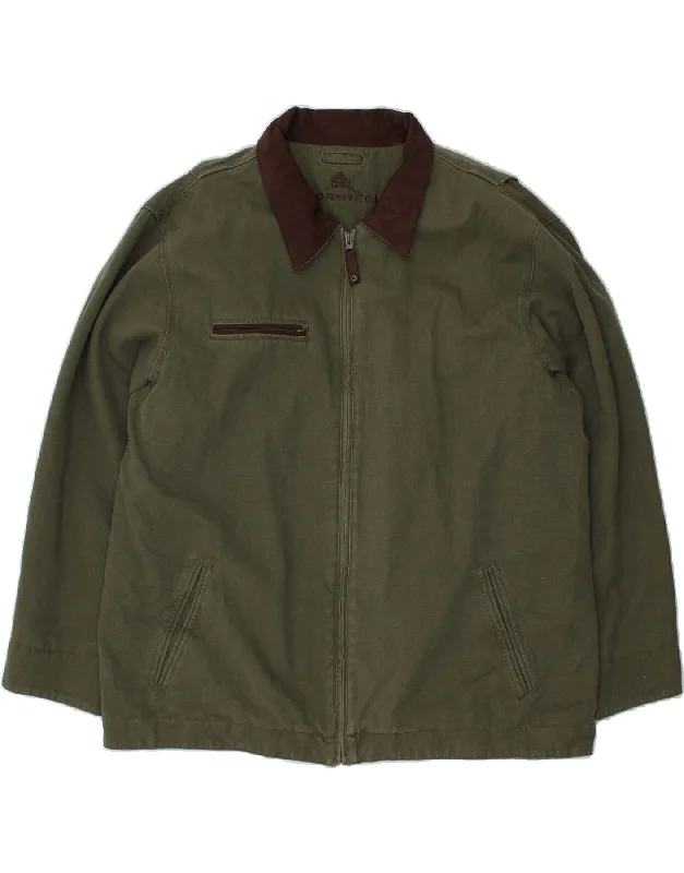 Warm Men's Down JacketsSTORMTECH Mens Utility Jacket UK 46 3XL Khaki Cotton