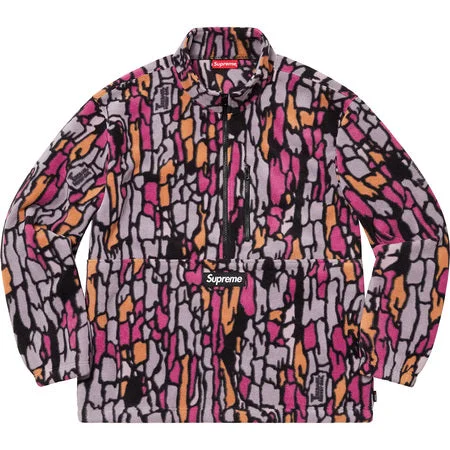 Men's Hoodies with Water-Repellent FabricSupreme Polartec Half Zip Pullover Purple Camo Men's Hoodies with Water-Repellent FabricSupreme Polartec Half Zip Pullover Purple Camo