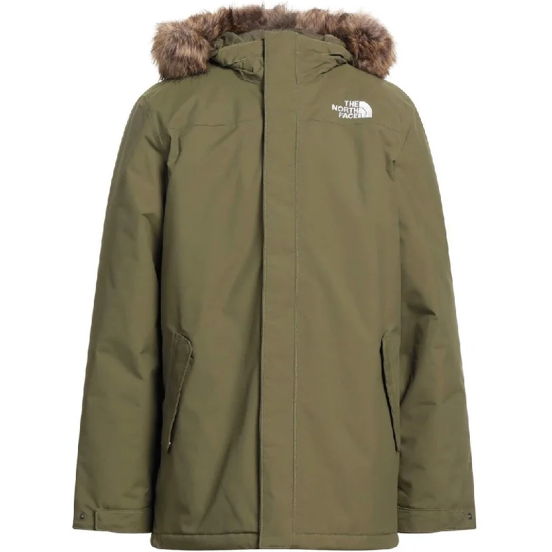 Men's Coats for Skinny MenThe North Face Rec Zaneck Burnt Olive Green Jacket