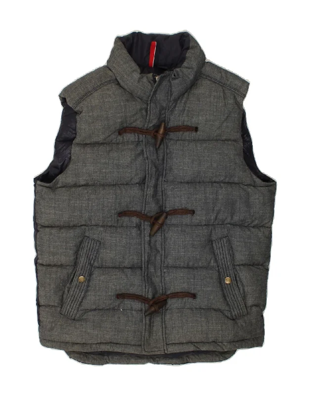 Men's Coats with Embroidered DetailsTOMMY HILFIGER Mens Padded Gilet UK 40 Large Navy Blue Colourblock Cotton Men's Coats with Embroidered DetailsTOMMY HILFIGER Mens Padded Gilet UK 40 Large Navy Blue Colourblock Cotton