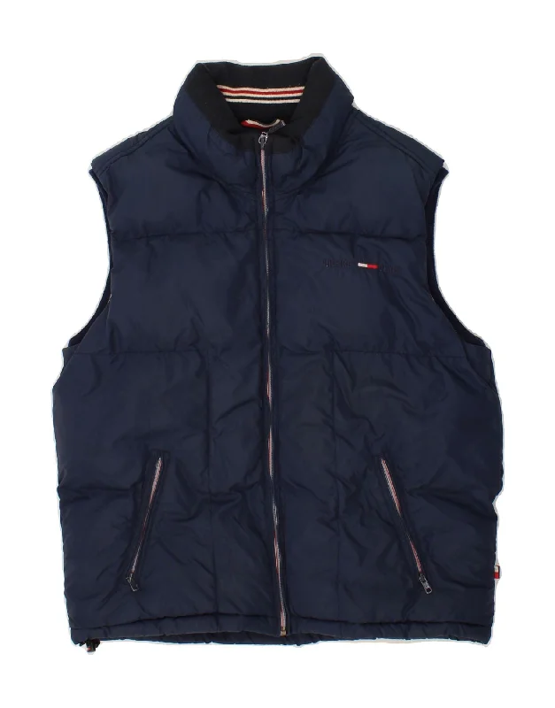 Men's Coats with Water-Repellent FabricTOMMY HILFIGER Mens Padded Gilet UK 40 Large Navy Blue Nylon Men's Coats with Water-Repellent FabricTOMMY HILFIGER Mens Padded Gilet UK 40 Large Navy Blue Nylon