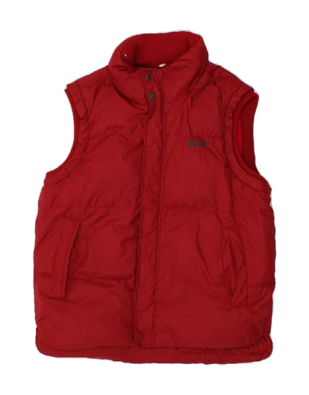 Warm Men's Down JacketsTOMMY HILFIGER Mens Padded Gilet UK 40 Large Red Nylon