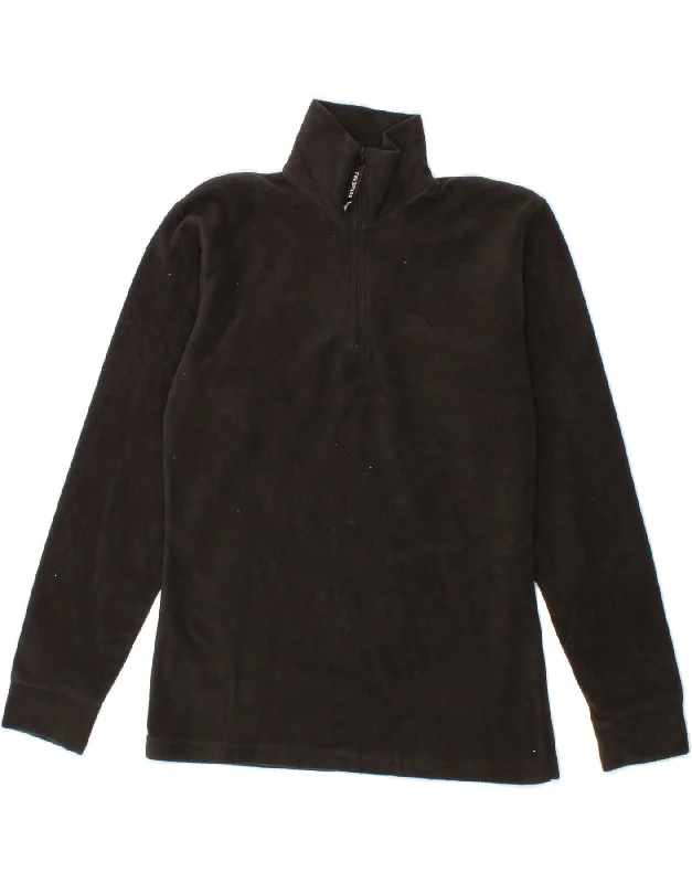 Men's Coats for WorkTRESPASS Boys Zip Neck Fleece Jumper 13-14 Years Black Polyester Men's Coats for WorkTRESPASS Boys Zip Neck Fleece Jumper 13-14 Years Black Polyester