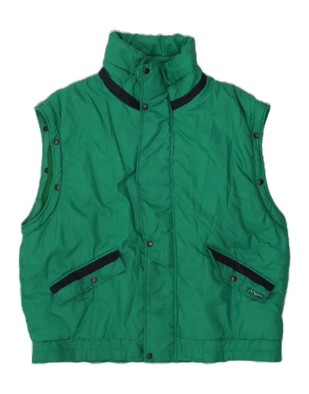 Men's Coats for Everyday WearVINTAGE Mens Gilet IT 54 2XL Green