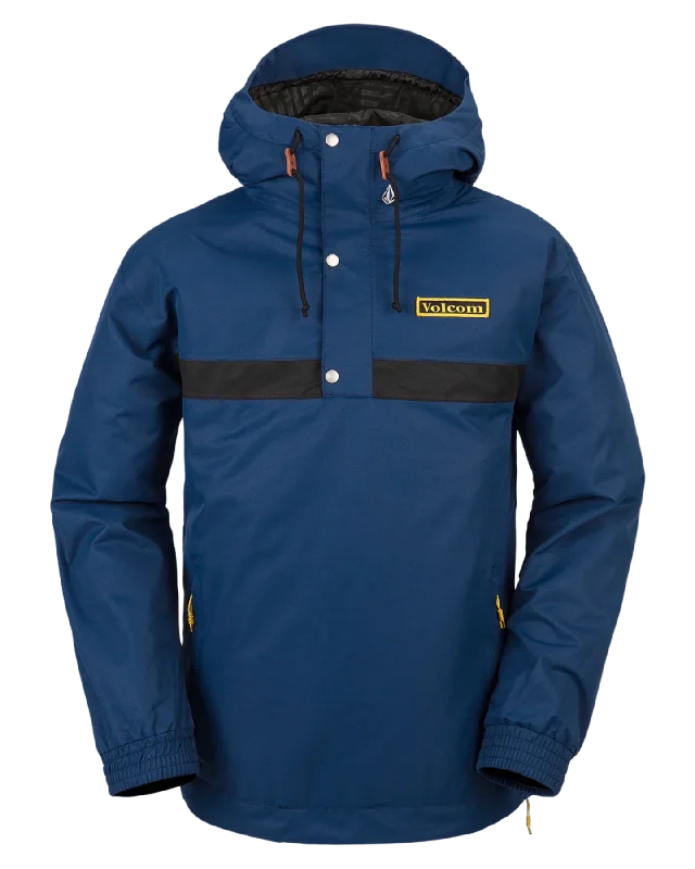 Men's Hoodies with Zippered PocketsVolcom Longo Pullover - Navy