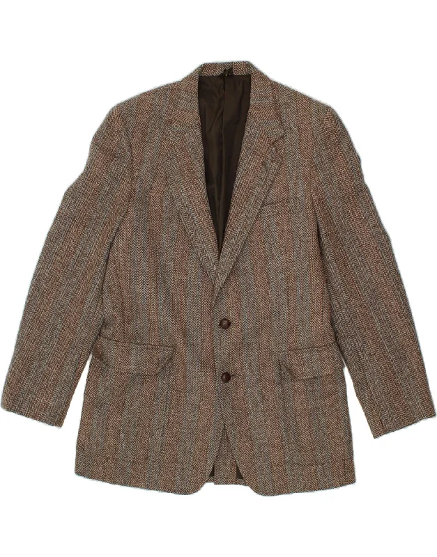 High-Quality Men's Duffle CoatsWOODMERE Mens 2 Button Blazer Jacket UK 38 Medium Grey Herringbone High-Quality Men's Duffle CoatsWOODMERE Mens 2 Button Blazer Jacket UK 38 Medium Grey Herringbone