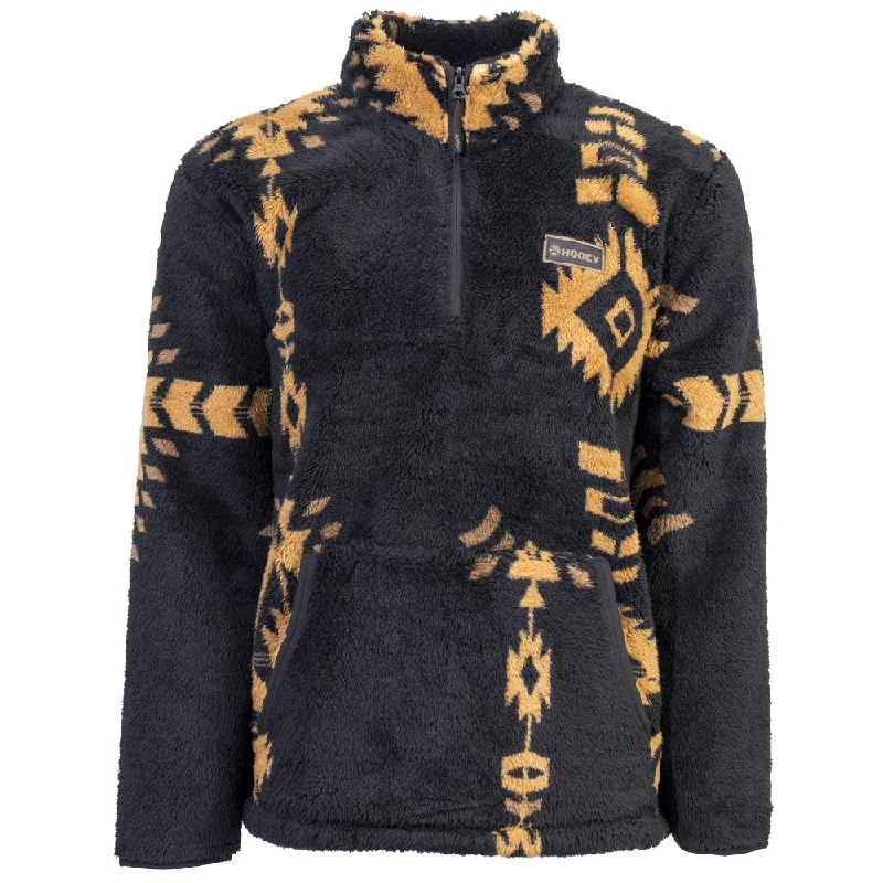Men's Hoodies for Winter SportsYouth "Hooey Fleece Pullover" Black/Tan